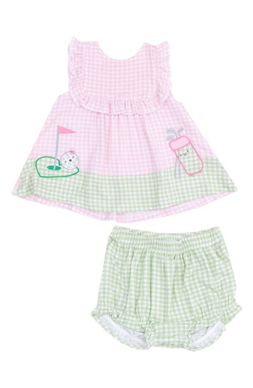 ANGEL DEAR ANGEL DEAR MINI GINGHAM DRESS WITH BLOOMERS 