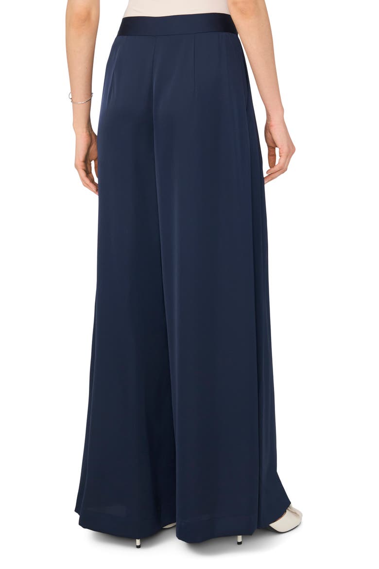 Pleated Front Wide Leg Pants, Alternate, color, CLASSIC NAVY