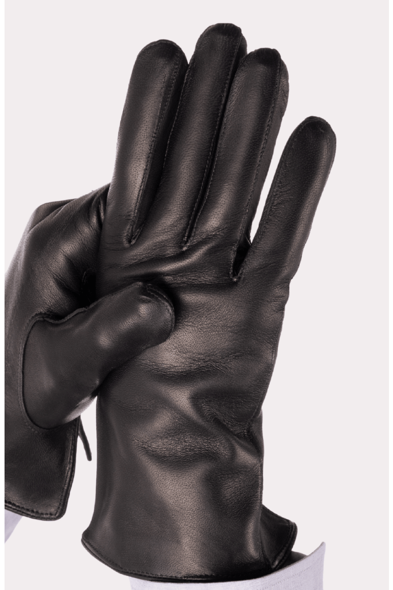 Grant Cashmere Lined Leather Gloves, Alternate, color, Black