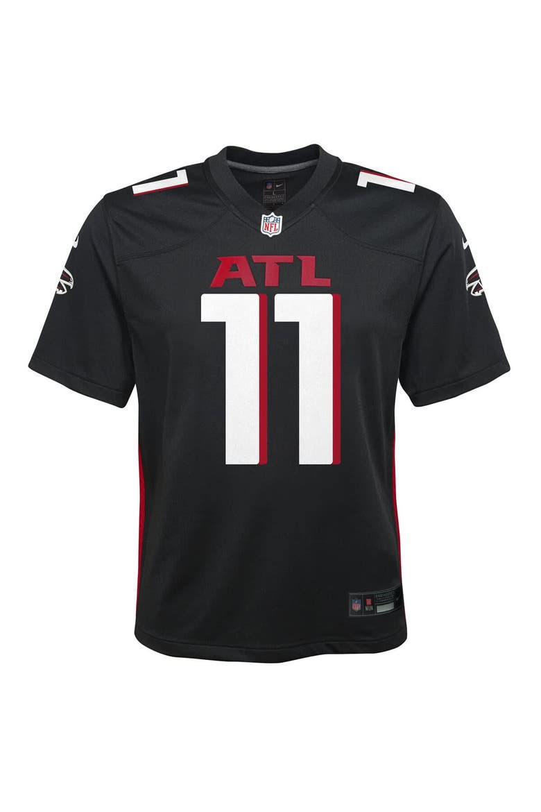 Youth Nike Jalon Walker Black Atlanta Falcons Team Game Jersey, Alternate, color, Black