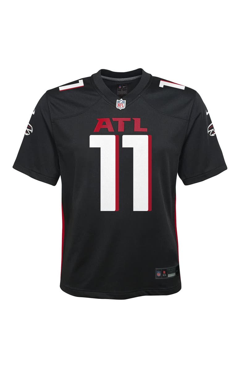 Nike Youth Nike Jalon Walker Black Atlanta Falcons Team Game Jersey, Alternate, color, Black