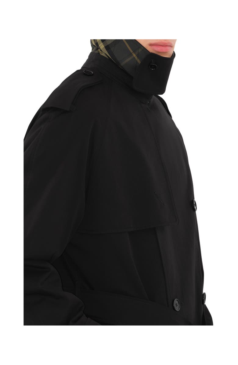 Burberry Long Gabardine Trench Coat, Alternate, color,