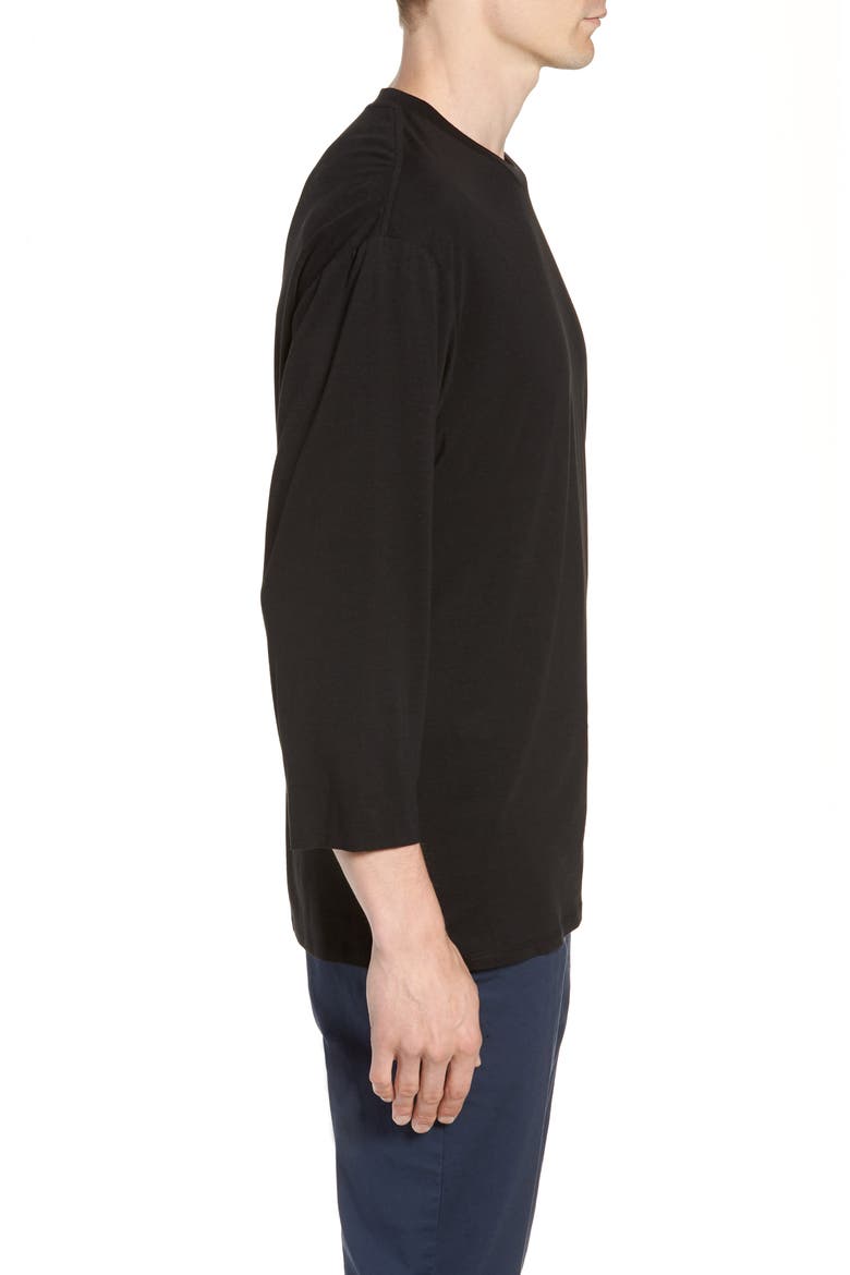 Dawson Regular Fit T-Shirt, Alternate, color, JET BLACK