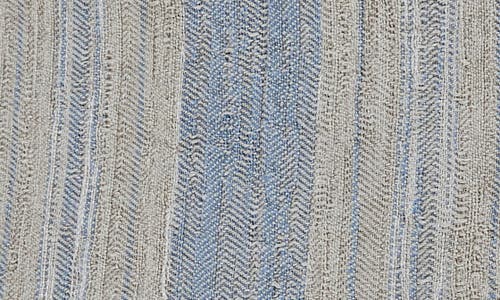 Commune Stripe Linen Kitchen Towel In Blue