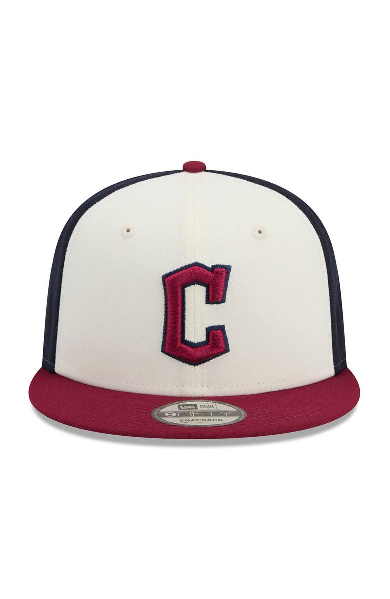 New Era Men's New Era  White/Red Cleveland Guardians 2024 City Connect 9FIFTY Snapback Hat, Alternate, color, 
