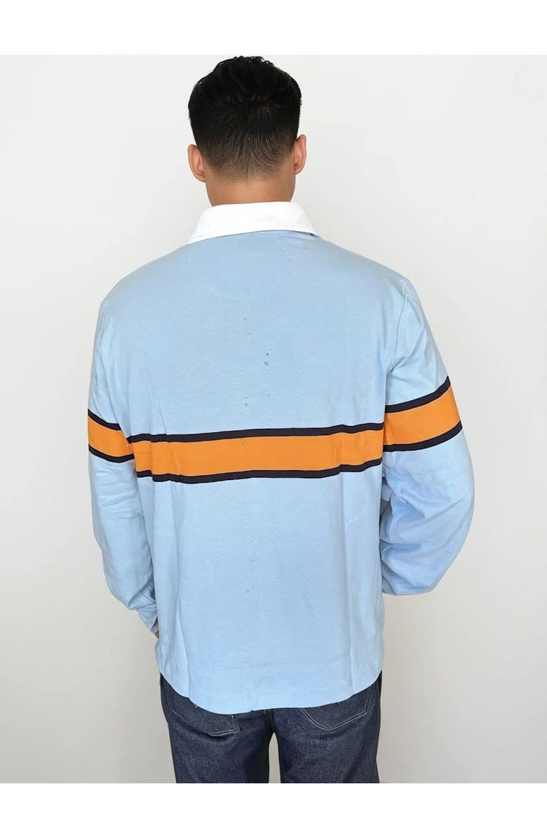 Ledger & Ford Oxford Club Rugby Shirt, Alternate, color, Light Blue