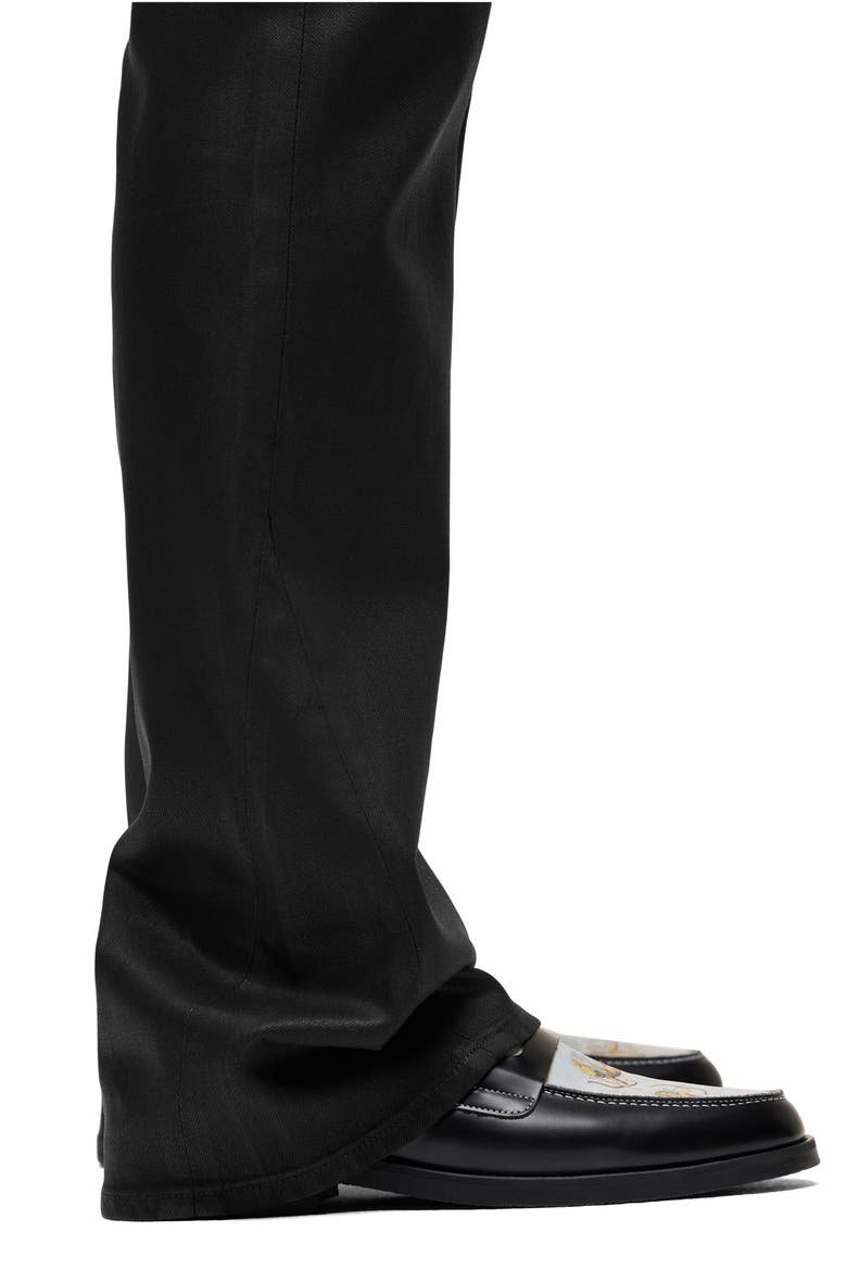 Walker Coated Kick Flare Jeans, Alternate, color, COATED PHANTOM