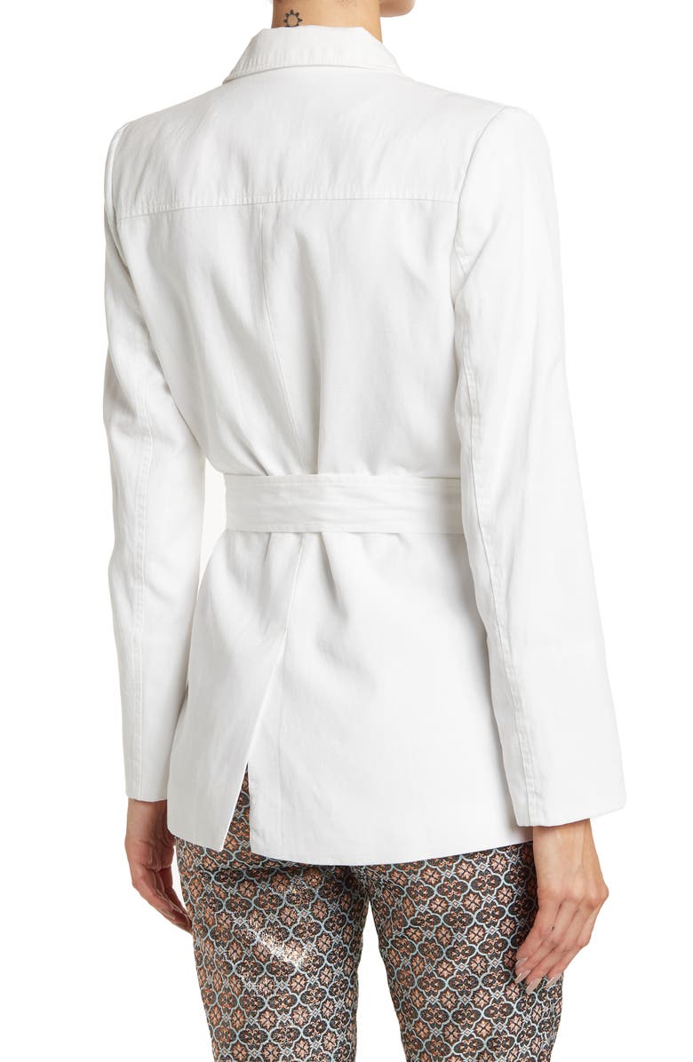 Alice + Olivia ALICE AND OLIVIA Emberly Military Tie Waist Jacket, Alternate, color,