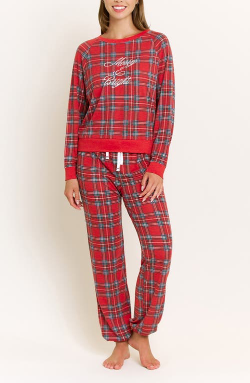 Honeydew Star Seeker Brushed Jersey Pajamas In Multi