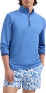 Bugatchi Quarter Zip Performance Pullover