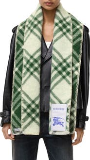 Burberry Medium Tribar Check Wool Scarf