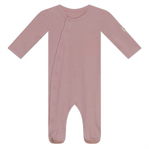 Ribbed Button Up Long Sleeve Assorted Romper Set (Baby)