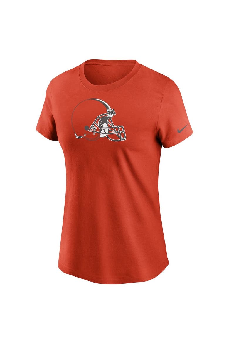 Women's Nike Orange Cleveland Browns Logo Essential T-Shirt, Alternate, color, Orange