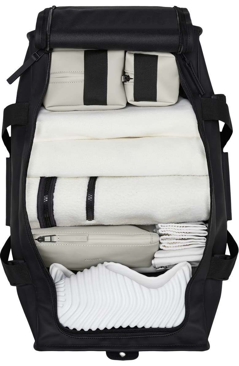 Rains Trail Mountaineer Duffle Bag, Alternate, color, Black