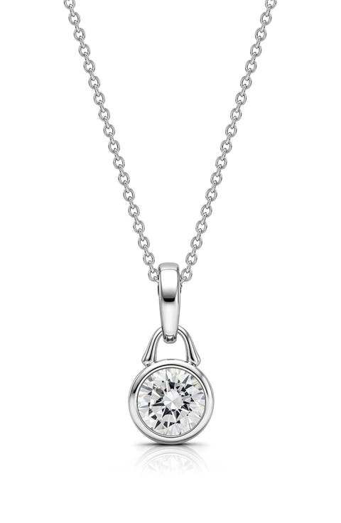 TreasureLock Lab Grown Diamond Pendant Necklace – 1ct.