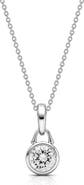 Roseate TreasureLock Lab Grown Diamond Pendant Necklace – 1ct.