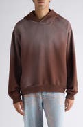 Acne Studios Stockholm Oversize Distressed Graphic Hoodie