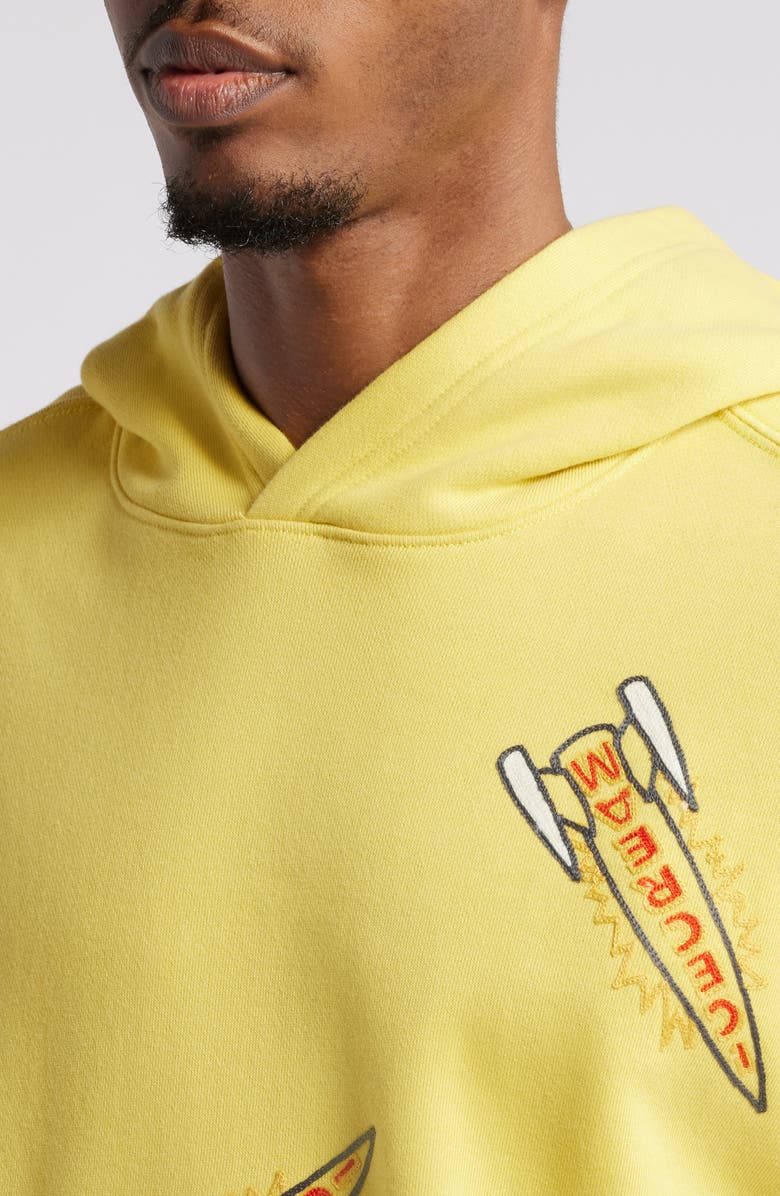 ICECREAM Rockets Embroidered Hoodie, Alternate, color, Cream Gold