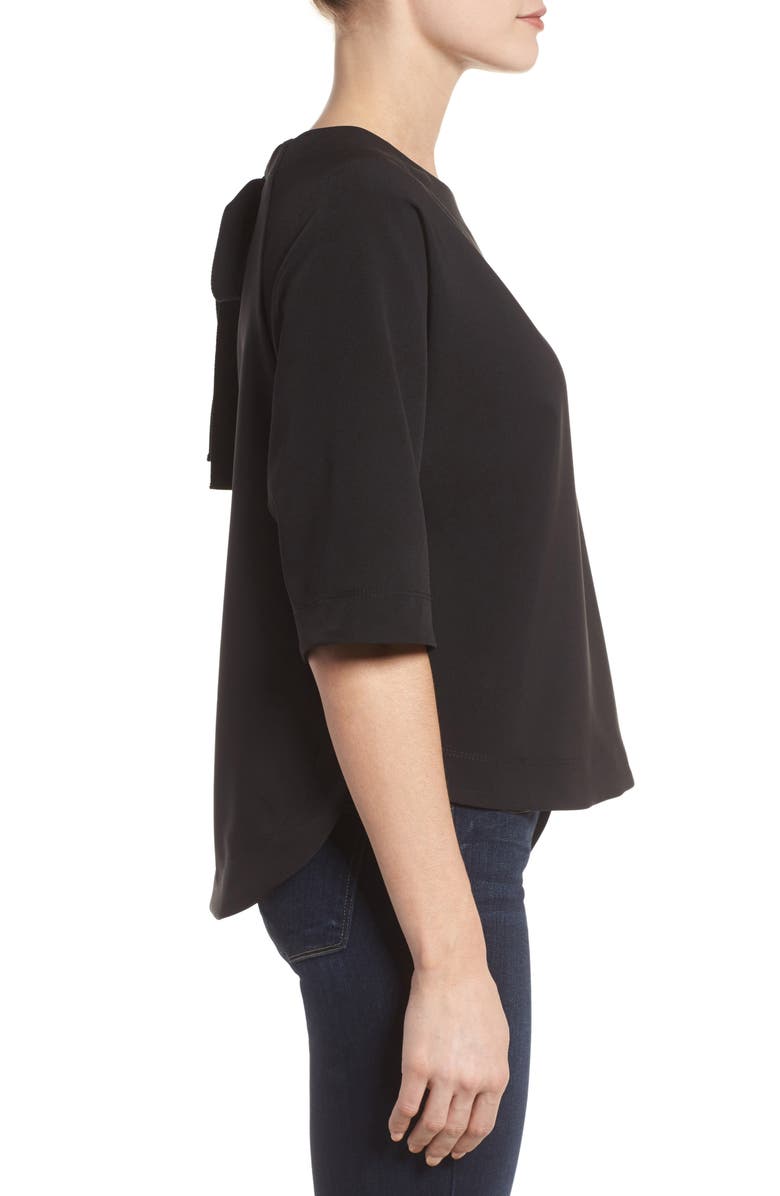 GIBSONLOOK 3/4 SLV TIE BACK TOP, Alternate, color, 