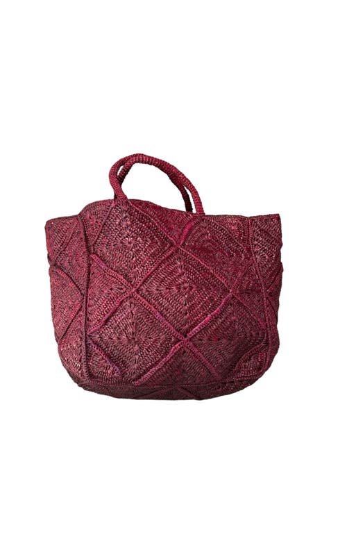 Zanatany Concepts Nico Raffia Tote Bag