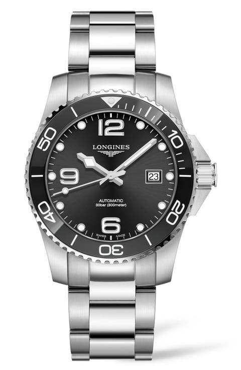 HydroConquest Automatic Bracelet Watch, 41mm