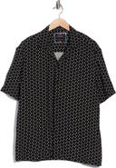 DENIM AND FLOWER Geo Print Short Sleeve Shirt