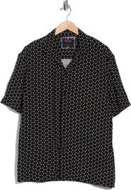 DENIM AND FLOWER Geo Print Short Sleeve Shirt
