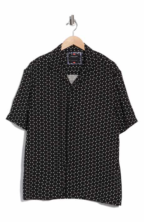 DENIM AND FLOWER Geo Print Short Sleeve Shirt