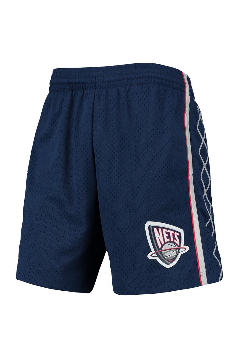 Men's Mitchell & Ness Navy New Jersey Nets 2006/07 Hardwood Classics Swingman Shorts, Alternate, color, Navy