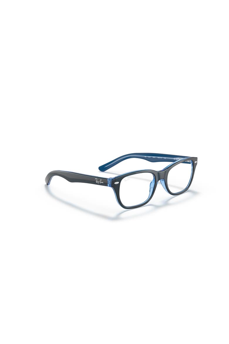 46mm Square optical glasses, Alternate, color, Blue