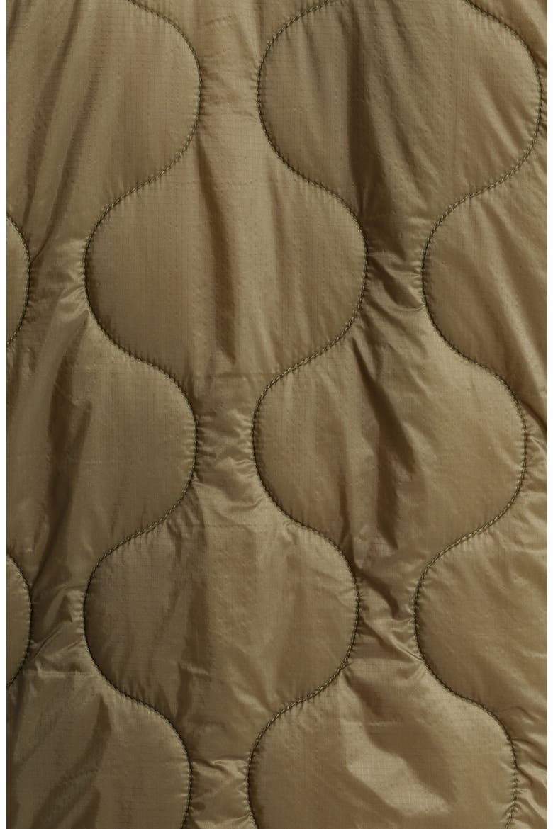 Quilted Mixed Media Ripstop Utility Jacket, Alternate, color, COYOTE BROWN