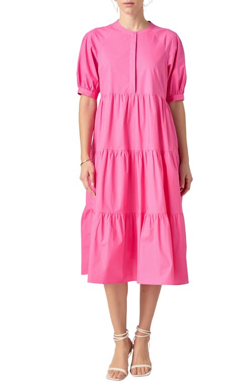 ENGLISH FACTORY ENGLISH FACTORY PUFF SLEEVE DRESS 