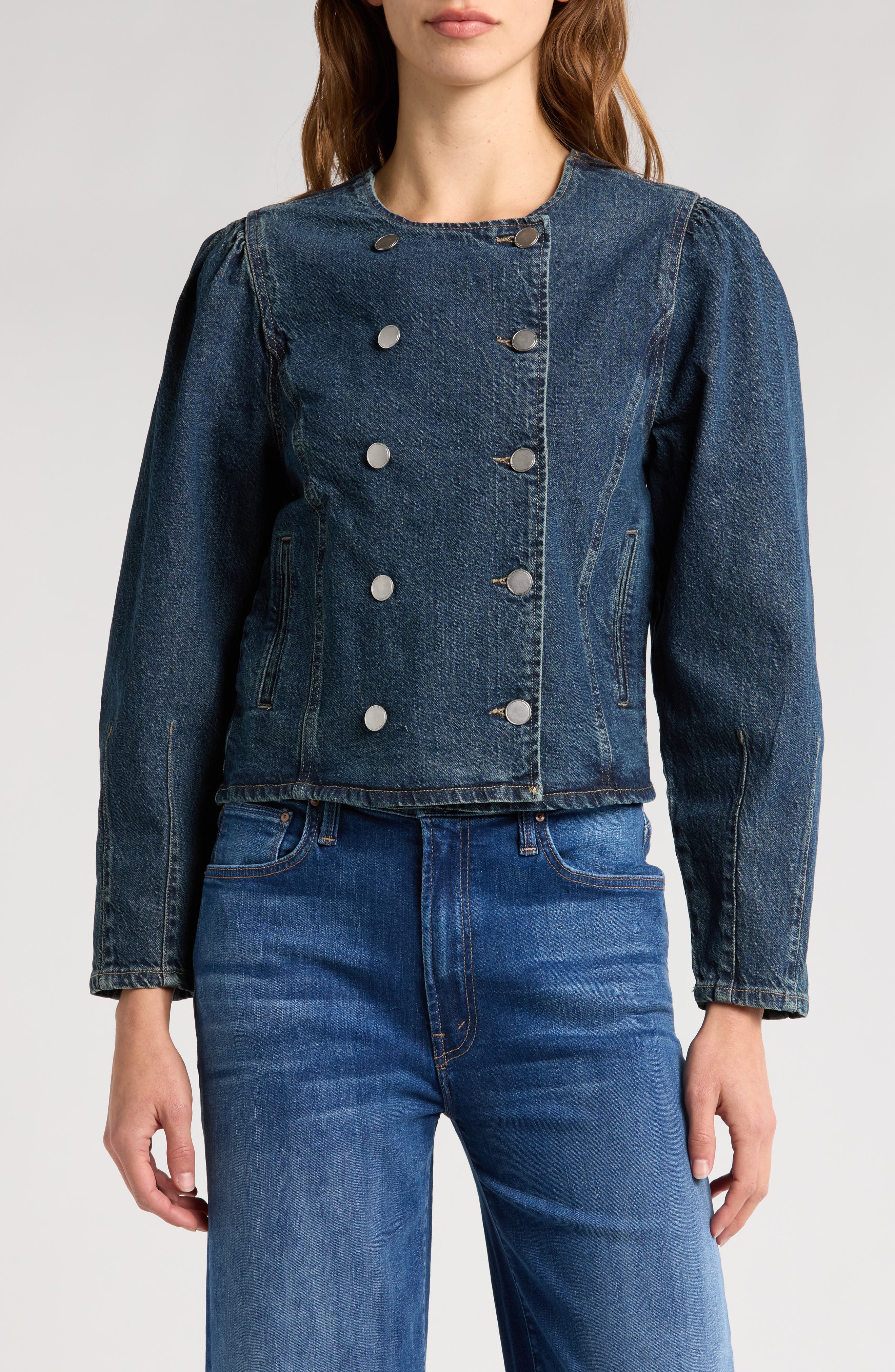 Habitual Double Breasted Denim Jacket