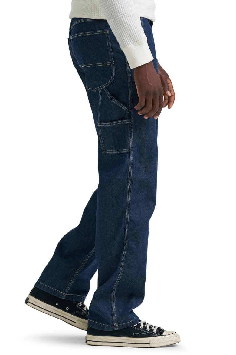 Loose Straight Carpenter Jeans, Alternate, color, RINSE