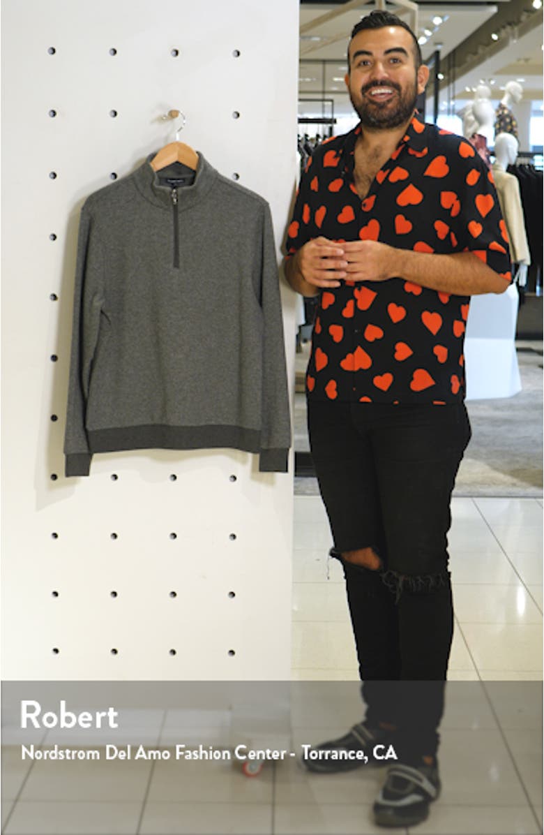 Braemore Fleece Lined Quarter Zip Pullover, sales video thumbnail