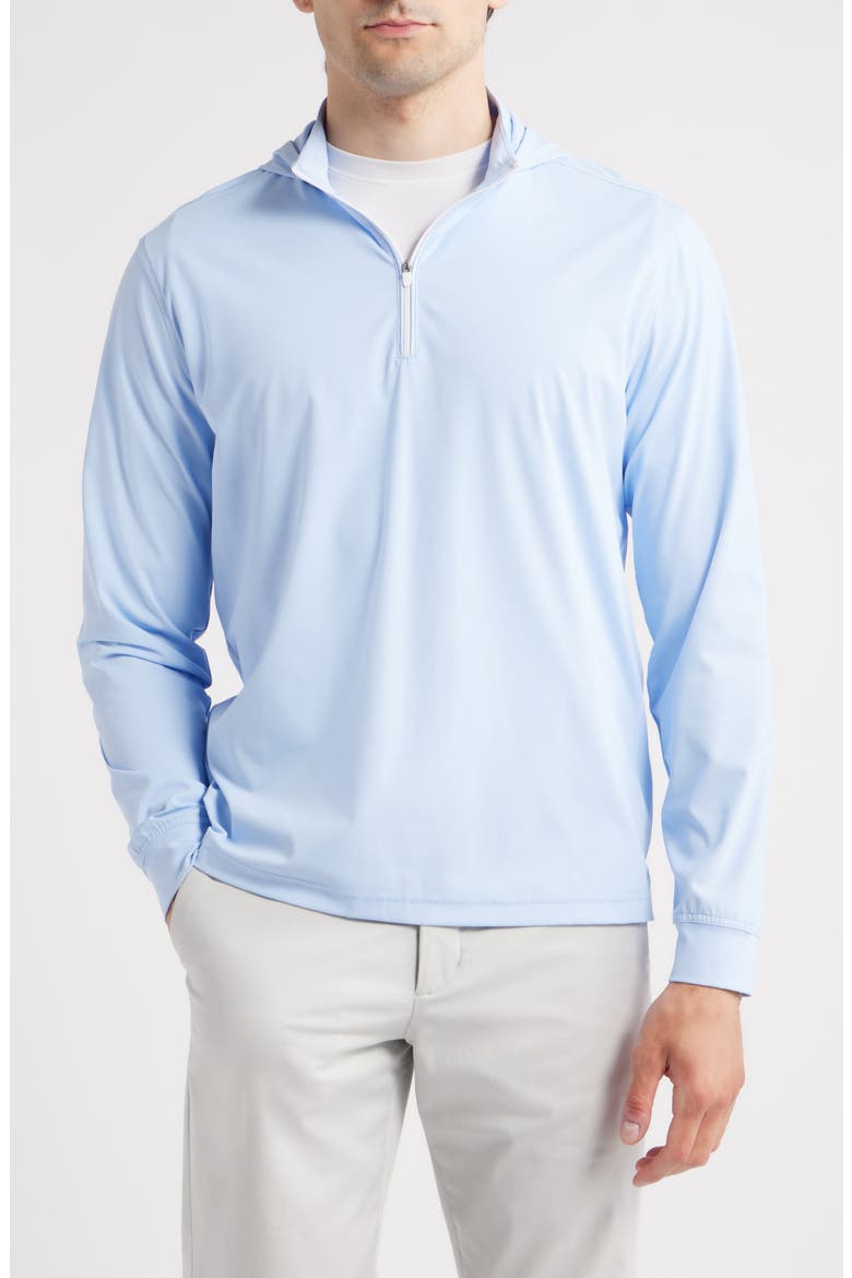 Robby Performance Quarter Zip Hoodie, Main, color, KONA