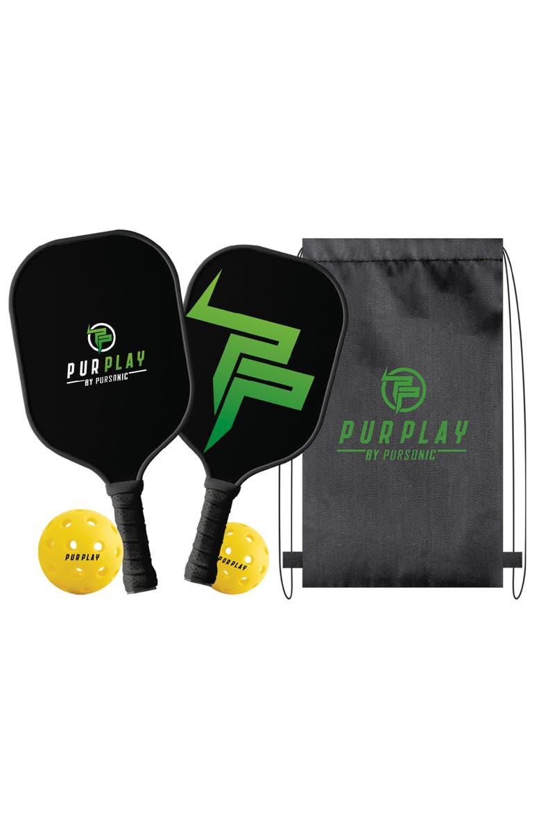 PURSONIC The Ultimate Pickleball High Performance Set, Main, color, Black