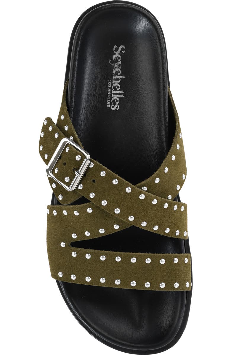 Seychelles VIP List Sandal, Alternate, color, Olive