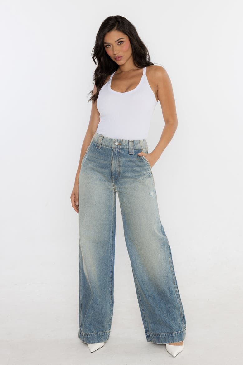 The Rosalie Trouser Pant, Alternate, color, Pebble Blue