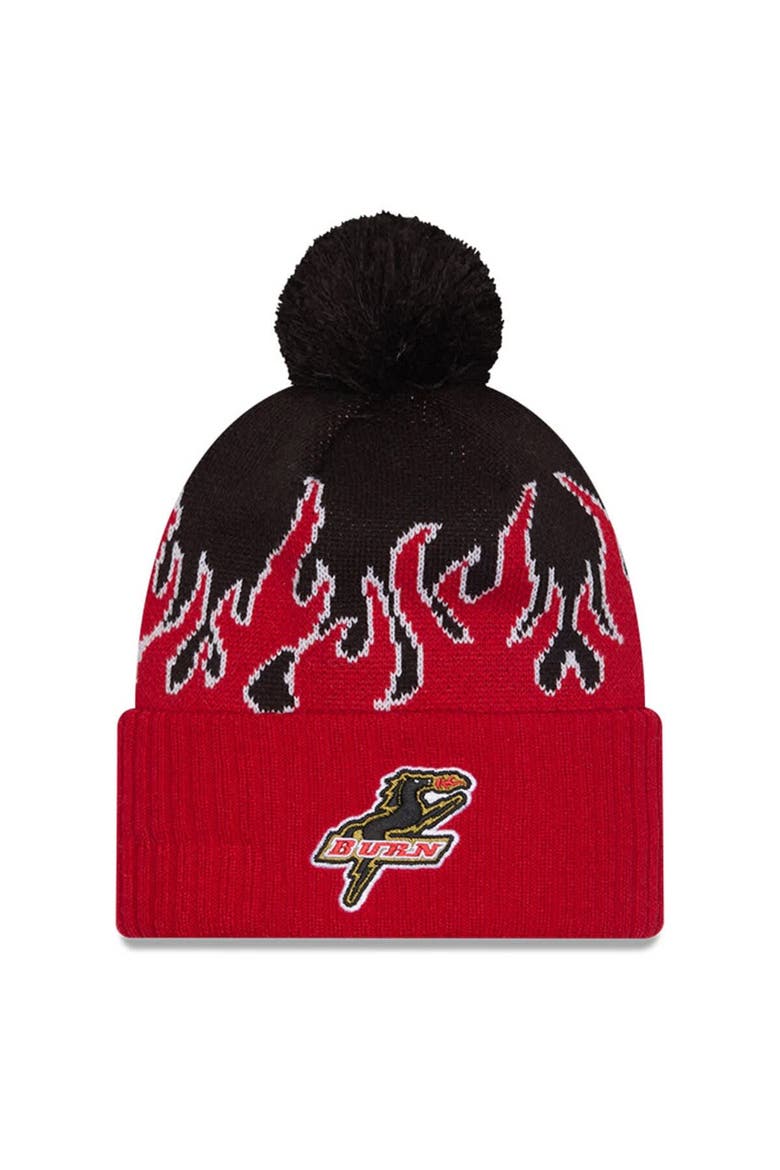 Men's New Era  Red FC Dallas 2025 Jersey Hook Cuffed Knit Hat With Pom, Main, color, Red