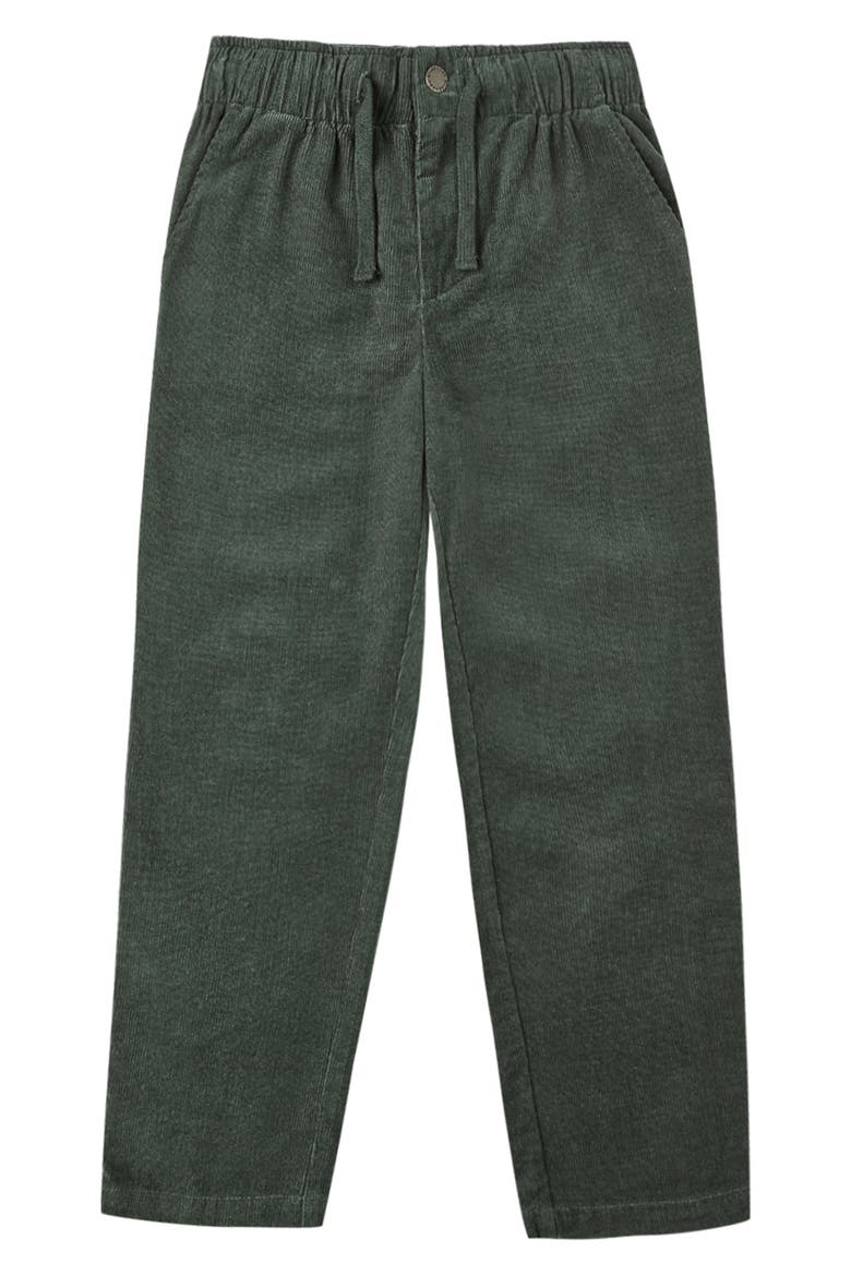Kalen Cotton Corduroy Drawstring Pants, Main, color, EVERGREEN