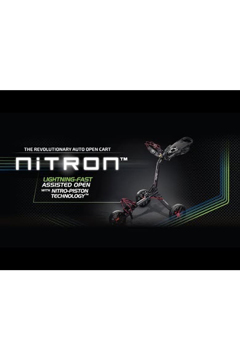 Nitron Auto-Open Pushcart, Alternate, color, Pink/Wine
