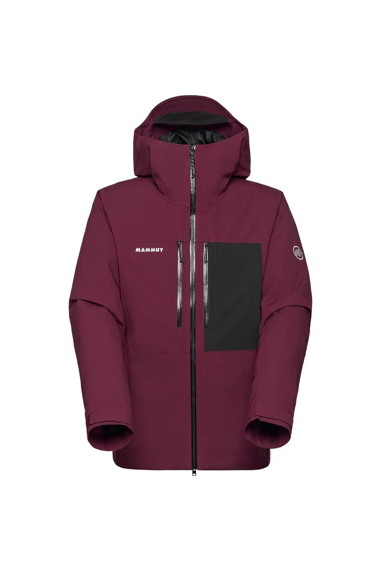 Stoney Hs Thermo Hooded Jacket - Men's, Alternate, color, Vin/Black