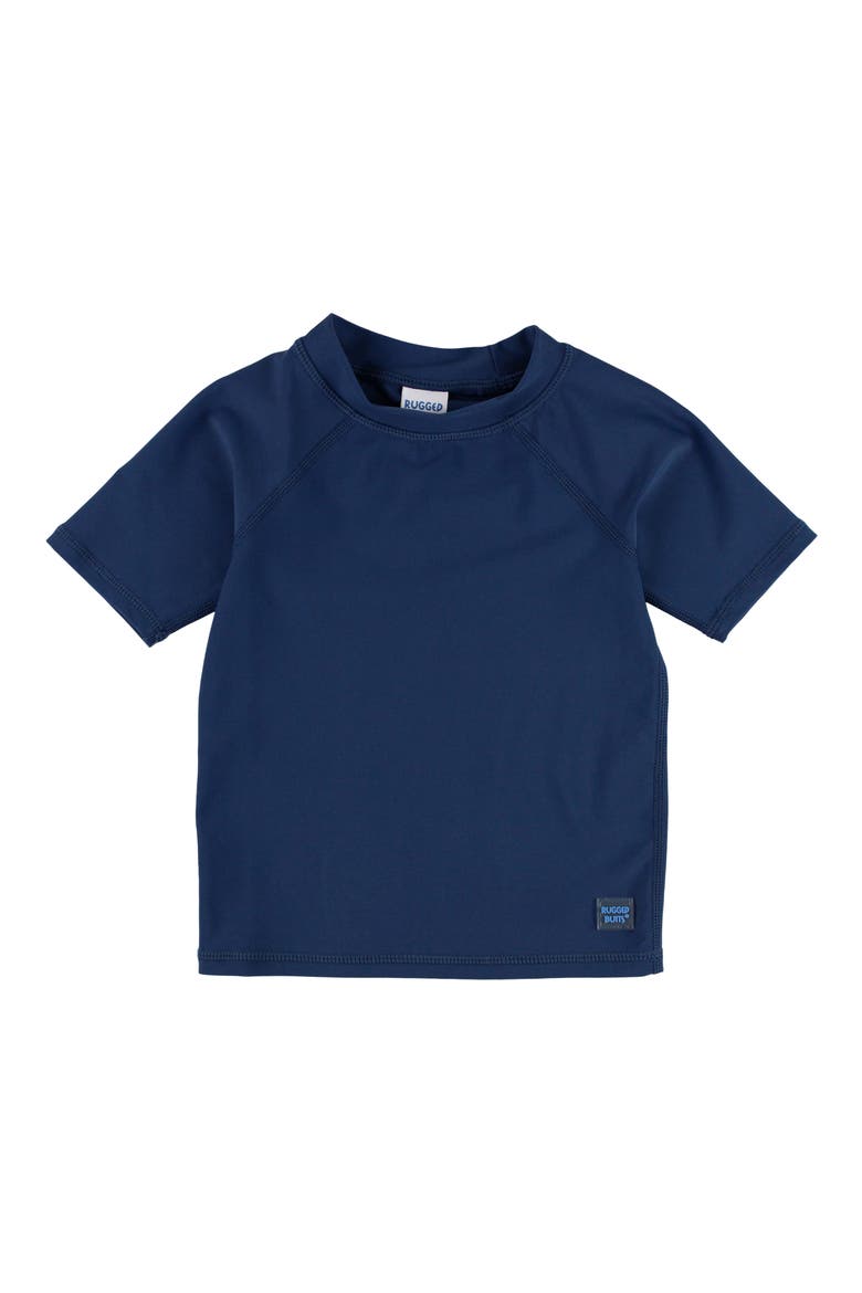 Kids' Short Sleeve Rashguard, Main, color, NAVY