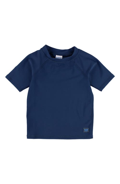 RuggedButts Kids' Short Sleeve Rashguard in Navy 