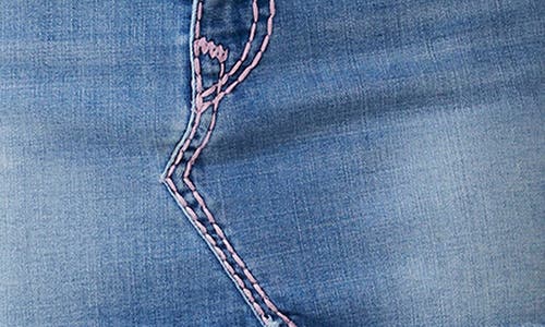 TRUE RELIGION TRUE RELIGION SADIE RAW HEM DENIM MINISKIRT
