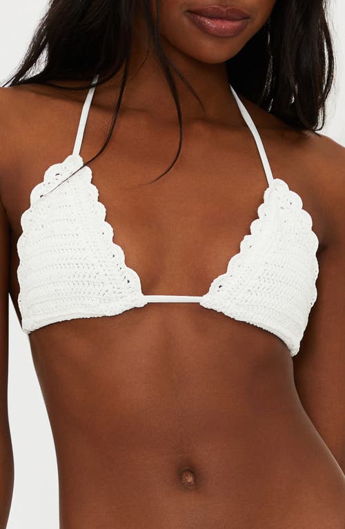 BEACH RIOT BEACH RIOT WINONA SCALLOPED BIKINI TOP
