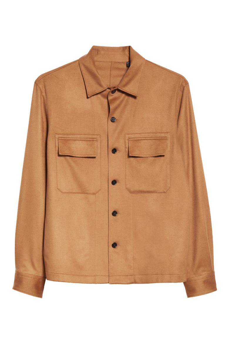 Cashmere Shirt Jacket, Alternate, color, VICUNA