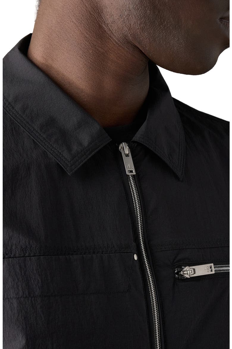Topflight Water Repellent Shirt Jacket, Alternate, color, BLACK
