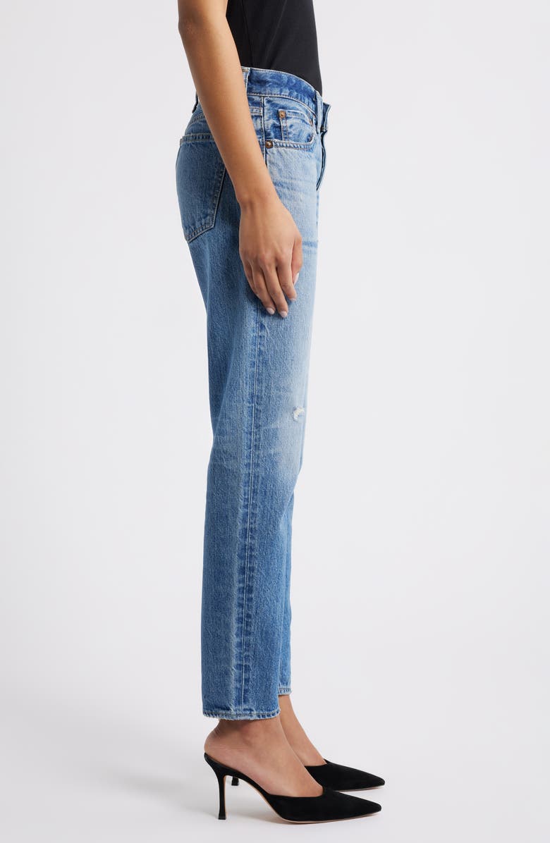 MOUSSY VINTAGE Wrentham Tapered Ankle Jeans, Alternate, color, Blue